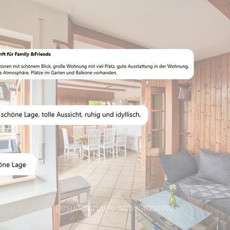 Ferienwohnung Stefan - Sauna - Terrasse - Mit Bettwaesche & Handtuecher Loßburg Eksteriør bilde