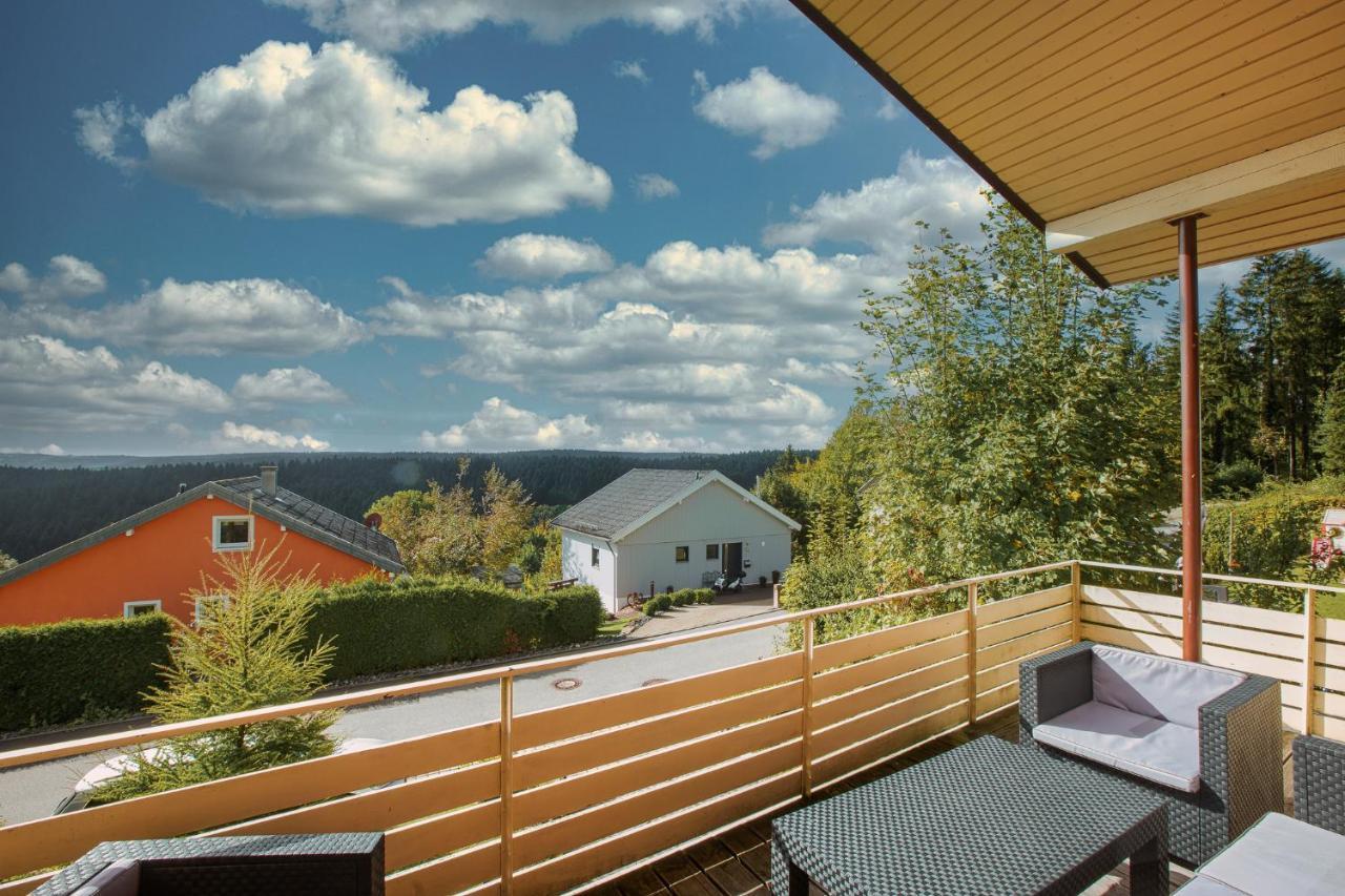 Ferienwohnung Stefan - Sauna - Terrasse - Mit Bettwaesche & Handtuecher Loßburg Eksteriør bilde